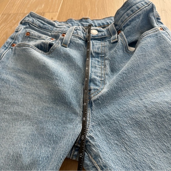 Women’s Levi's 501 Skinny Jeans Blue High Rise Denim Pants High Waisted Size 27 - Picture 14 of 16